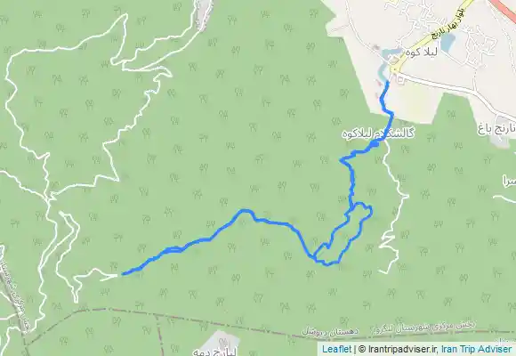 ترک جی پی اس پیمایش از روستای ییلاقی لیلاکوه تا قله اته کوه(عطاکوه) لنگرو...