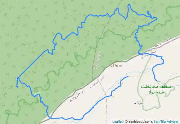 ترک جی پی اس Opert-Oben Waterfall loop