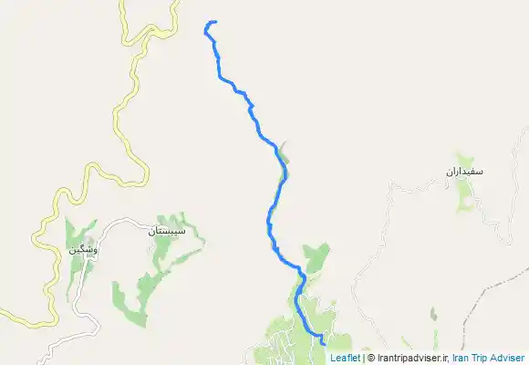 ترک جی پی اس آبشار های روستای ولیان