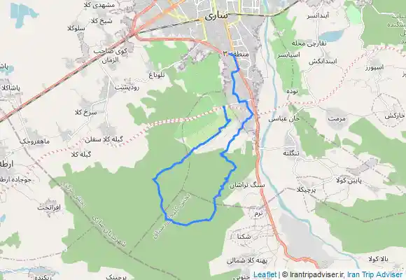ترک جی پی اس مهدشت به سی کوه تپه و بالا دزا