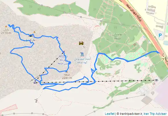 ترک جی پی اس صعود ۳قله ایستگاه۲ تله کابین ،قله دوقلو ، قله کبوتر و قله صفه