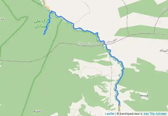 ترک جی پی اس گشتی در جنگل آنزا کلیبر