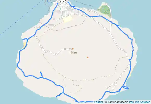 ترک جی پی اس Cycling Around Hormuz island دوچرخه سواری دور جزیره هرمز