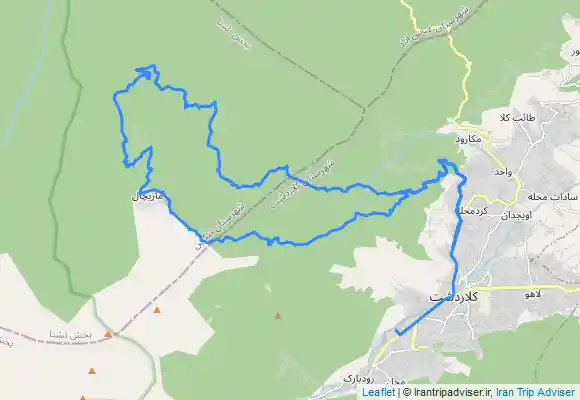 ترک جی پی اس Kūy-e Refāh - Kord Maḩalleh