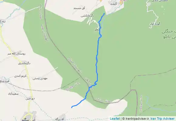 ترک جی پی اس پیمایش آلادیزگه به گیلده از مسیر داش بوینی