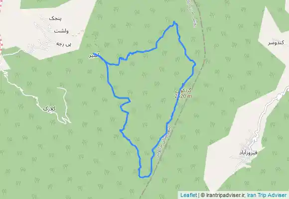 ترک جی پی اس قله مرنو از روستای آشیر