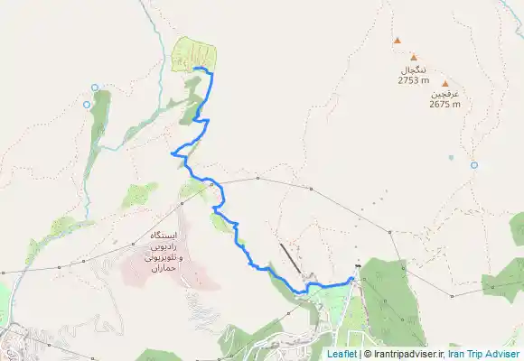 ترک جی پی اس فرود از پناهگاه کلکچال به پارک جمشیدیه