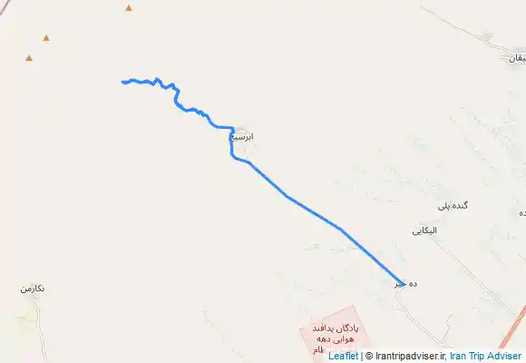ترک جی پی اس ابشارهای یخی روستای ابرسج-بسطام