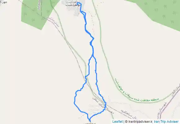 ترک جی پی اس سماموس از مسیر جواهر دشت رفت ازروی یال برگشت ازروی یخچال