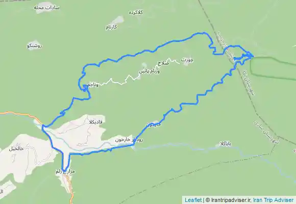 ترک جی پی اس لوپ دریاچه چورت