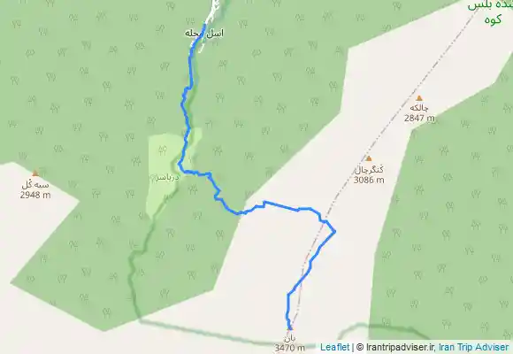 ترک جی پی اس قله یان