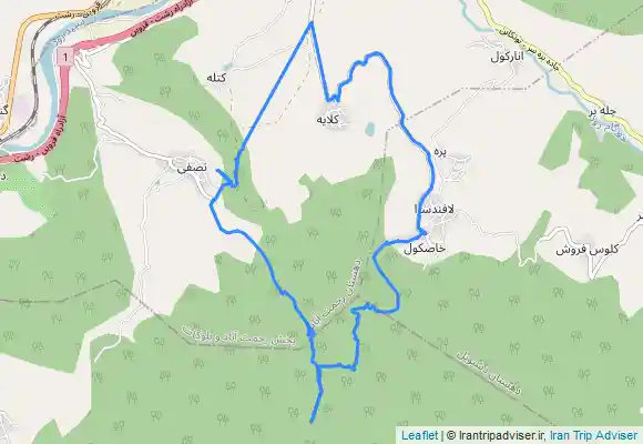 ترک جی پی اس آلش دشت دوچرخه سواری