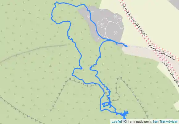 ترک جی پی اس چشمه چویل از مسیر دره زندان