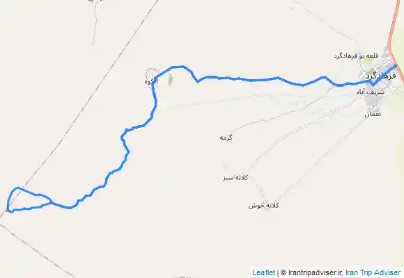 ترک جی پی اس قله اسب گیر و آبکوه فریمان