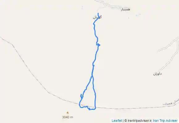 ترک جی پی اس قله دوروچمن اردستان