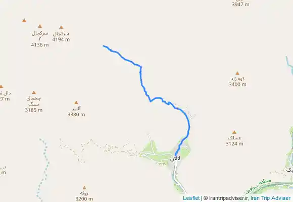 ترک جی پی اس sarakchal سرکچال از لالان