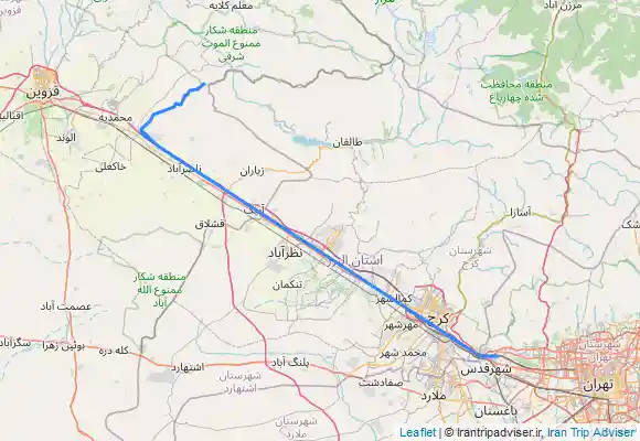 ترک جی پی اس قلعه بریال قزوین
