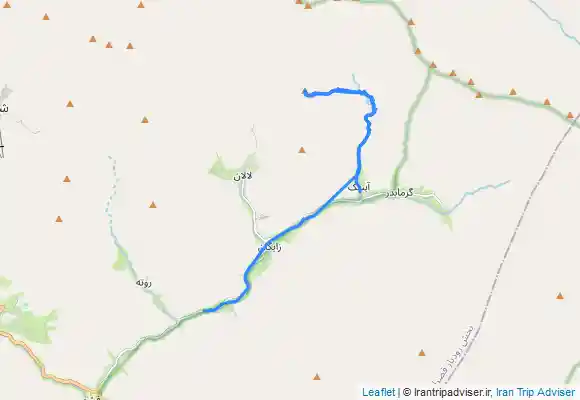 ترک جی پی اس قله کوه زرد به ارتفاع ۳۴۰۰