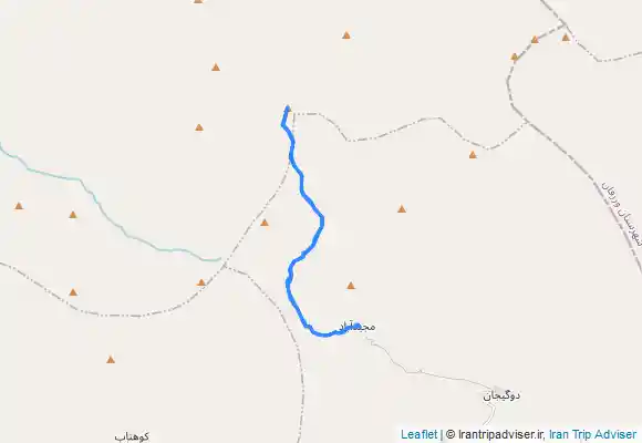 ترک جی پی اس قله سلطان سنجر از روستای مجید اباد