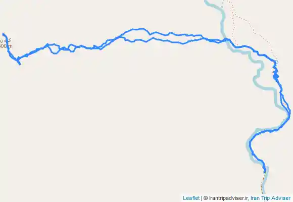 ترک جی پی اس قله کوه زرد