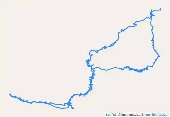 ترک جی پی اس مسیر صعود و فرود به قله باغ چوبی