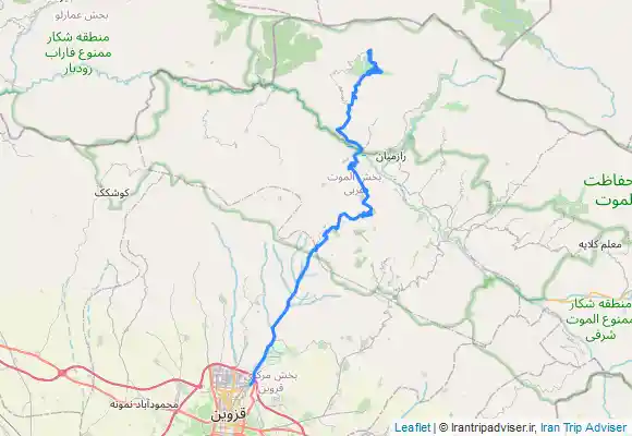 ترک جی پی اس Fashakآبشار خاررود