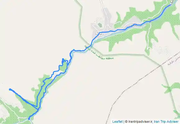 ترک جی پی اس چشمه قلقلی Gholgholi from Zoshk