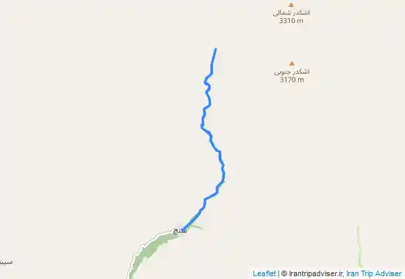 ترک جی پی اس آبشار سنج و دشت ناز