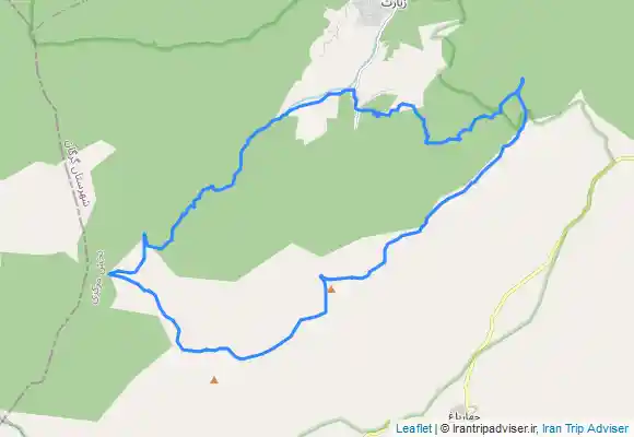 ترک جی پی اس خط‌الرأس قله های لنده کوه، گرده کوه، تل انبار، زبله  مسیر لوپ از دوراهی شربت، جاده آبشار روستای زیارت