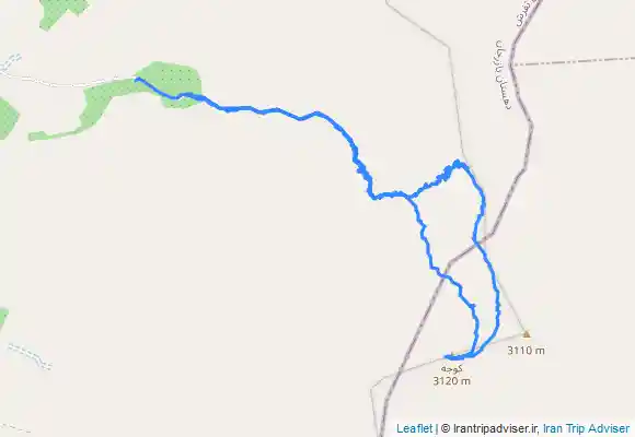 ترک جی پی اس قله کوجه بام تفرش