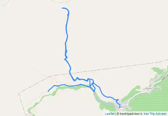 ترک جی پی اس اخلمد تا قله فاراب برگشت آبشار اول اخلمد