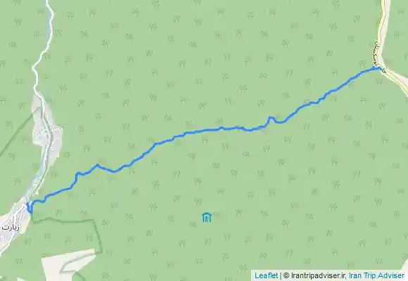 ترک جی پی اس Bahmanīyeh - چشمه جزولی - Fountain - Zīārat