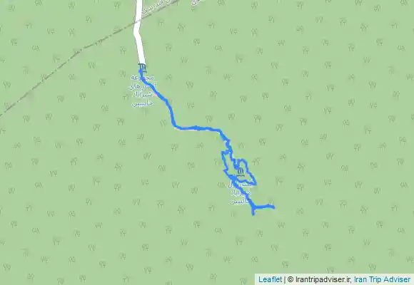 ترک جی پی اس مجموعه آبشارهای شیرآباد ، غار دیو سپید ، شهرستان خان ببین