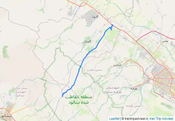 ترک جی پی اس قله شیرباد3303 ((بام خراسان رضوی ))