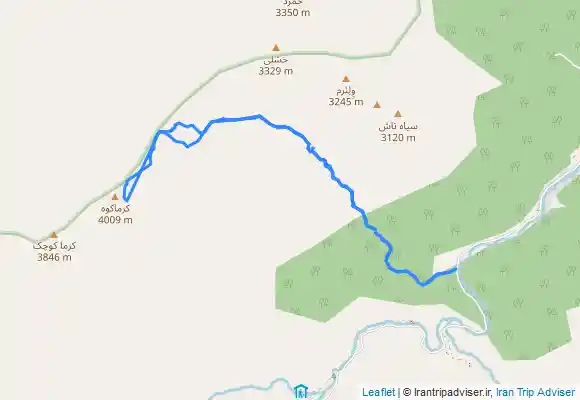 ترک جی پی اس کرما از مسیر سای دیم