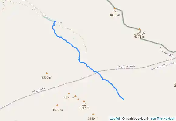 ترک جی پی اس کوه گل سی سخت