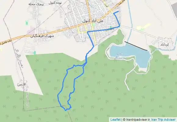 ترک جی پی اس دربند یال الازمن ایستگاه ورزش خنک چشمه