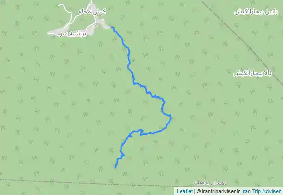 ترک جی پی اس مسیر آبشار سنگ سیاه