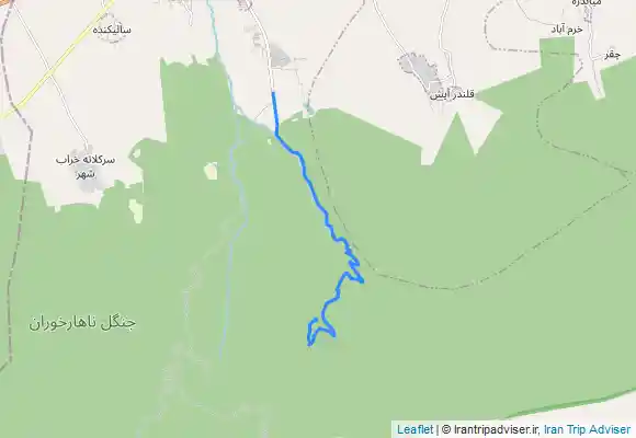 ترک جی پی اس آبشار شادان shadan waterfall