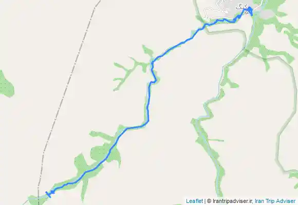 ترک جی پی اس پیمایش زمستانه مسیر برگشت آبشار کنگ