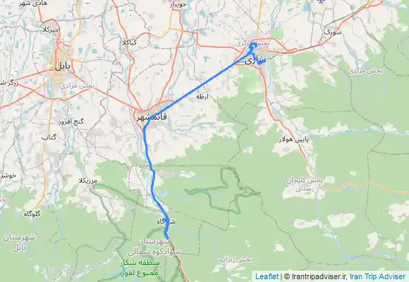 ترک جی پی اس قطار شیرگاه