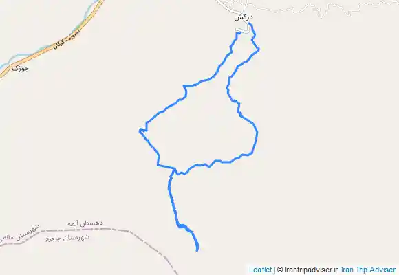 ترک جی پی اس صعود به قله یامان داغی از دره درکش