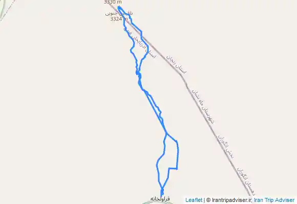 ترک جی پی اس قله بلقیس - زنجان