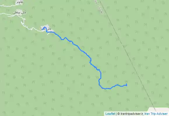 ترک جی پی اس برگشت از اشک کوه به دهنه محمد آباد- روستای بالاچلی