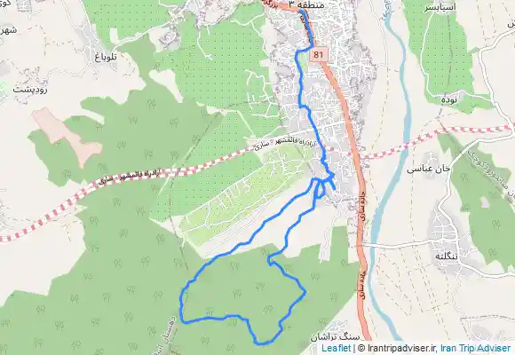 ترک جی پی اس بالا دزا از مسیر جنگلی به جاده سکو تپه برگشت از مجید اباد به بالادزا
