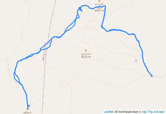 ترک جی پی اس شیر کوه