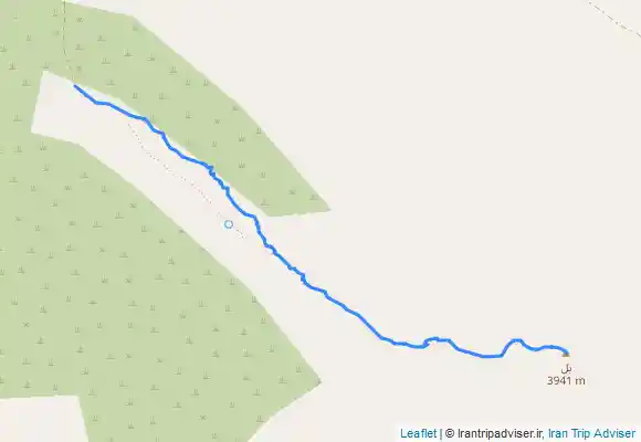 ترک جی پی اس مسیر رفته قله بل