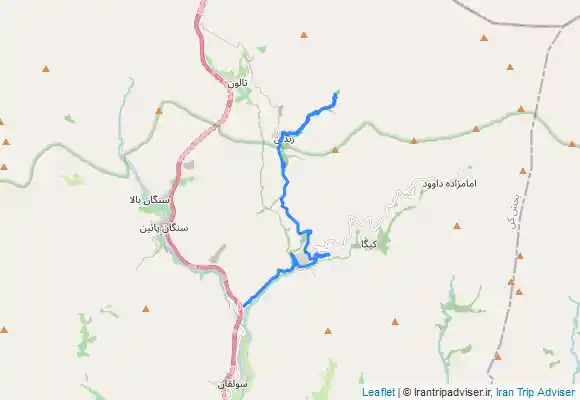 ترک جی پی اس آبشار رندان