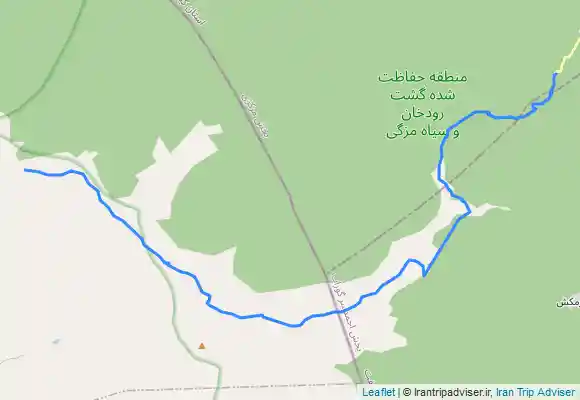 ترک جی پی اس پیمایش آب‌بر زنجان به قلعه رودخان