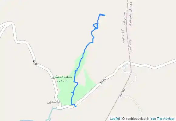 ترک جی پی اس Dash dibi kalan waterfall